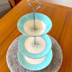 Vintage Tiered Tea Cake Stand EUC